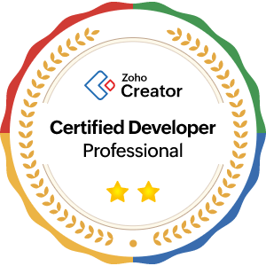 Zoho Creator Certified Developer Professional