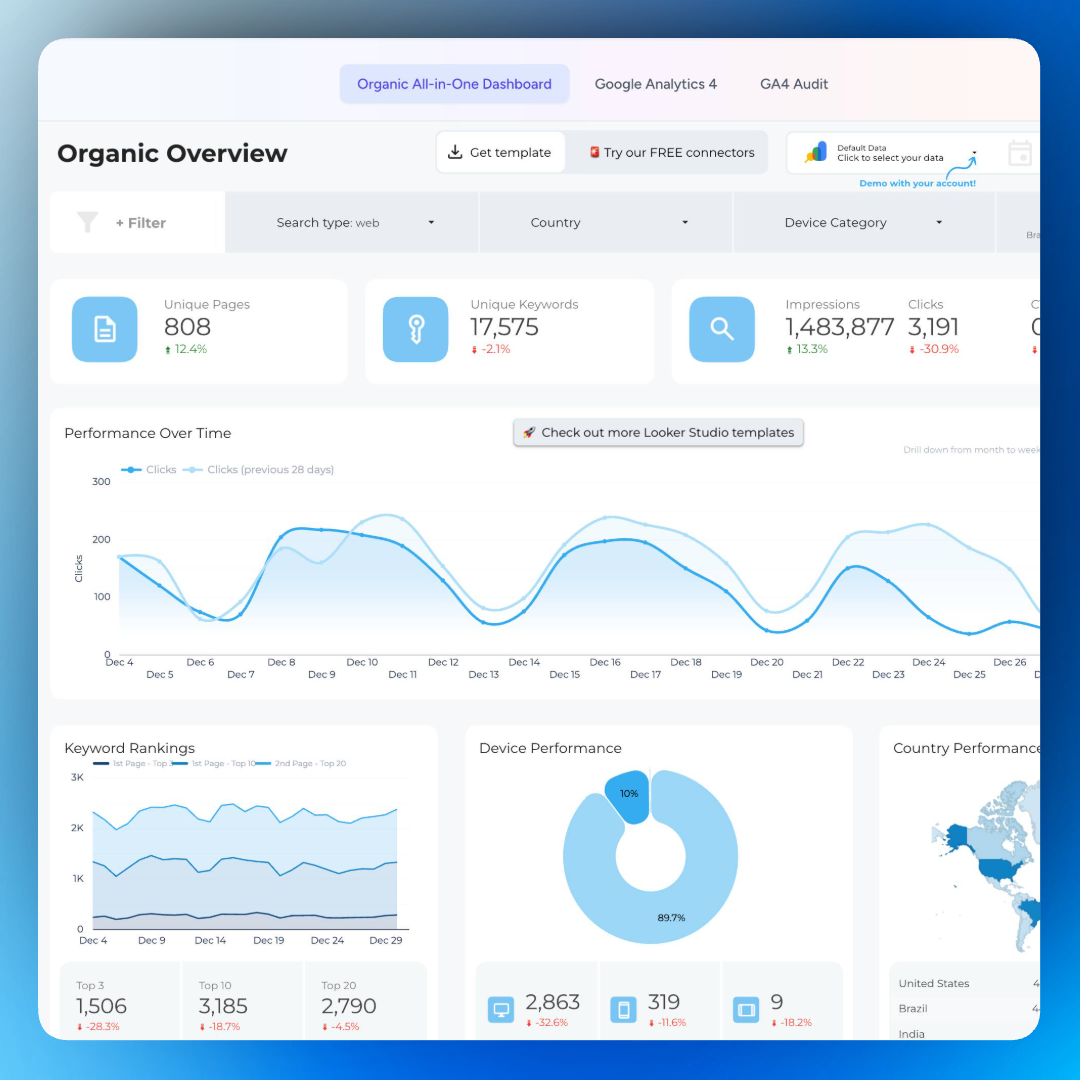 Client Reporting feature illustration